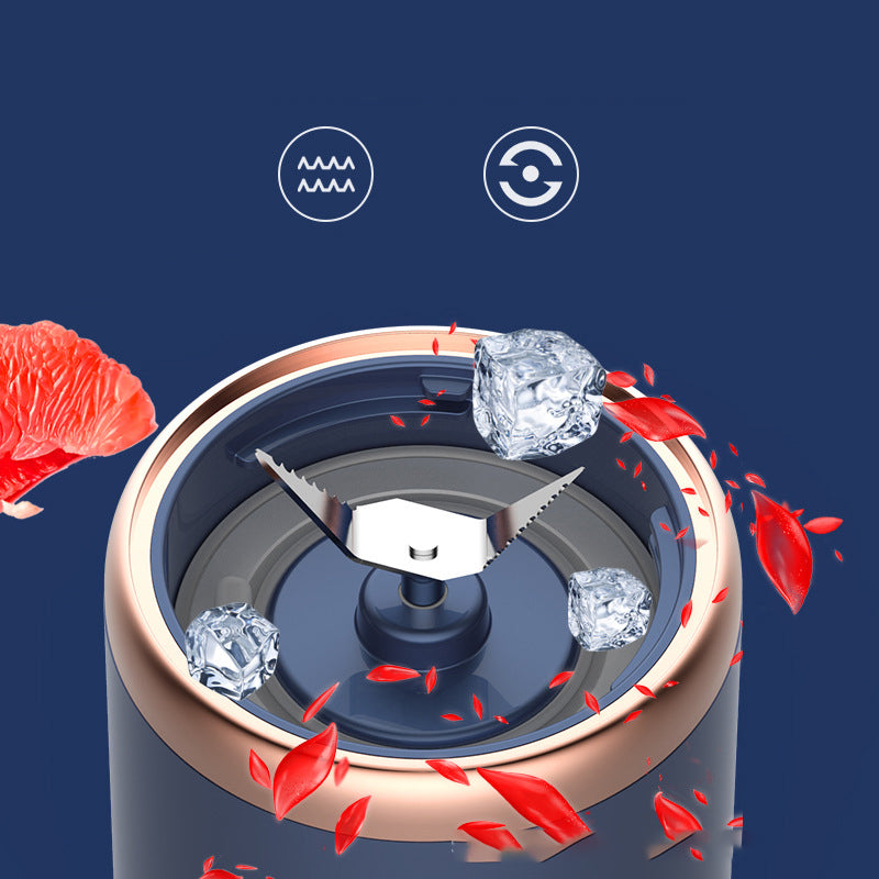 6Blade Portable Blender Mini Juicer Cup Extractor Smoothie USB Charging Fruit Squeezer Blender Food Mixer Ice Crusher Portable Juicer Machine